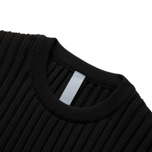 FLUTED TOP 3 BLACK | Bodega