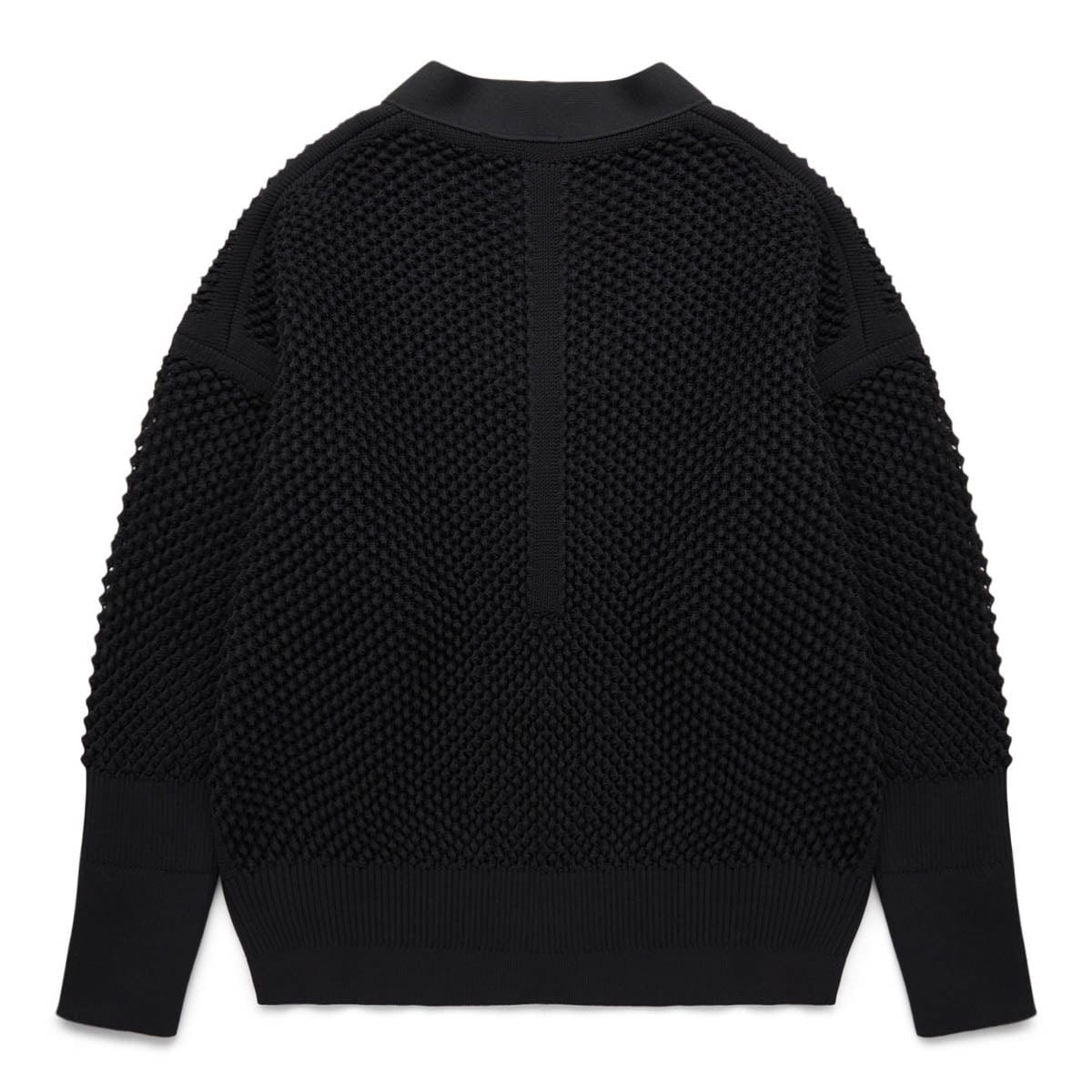 LATTICE CARDIGAN 1 BLACK | Bodega