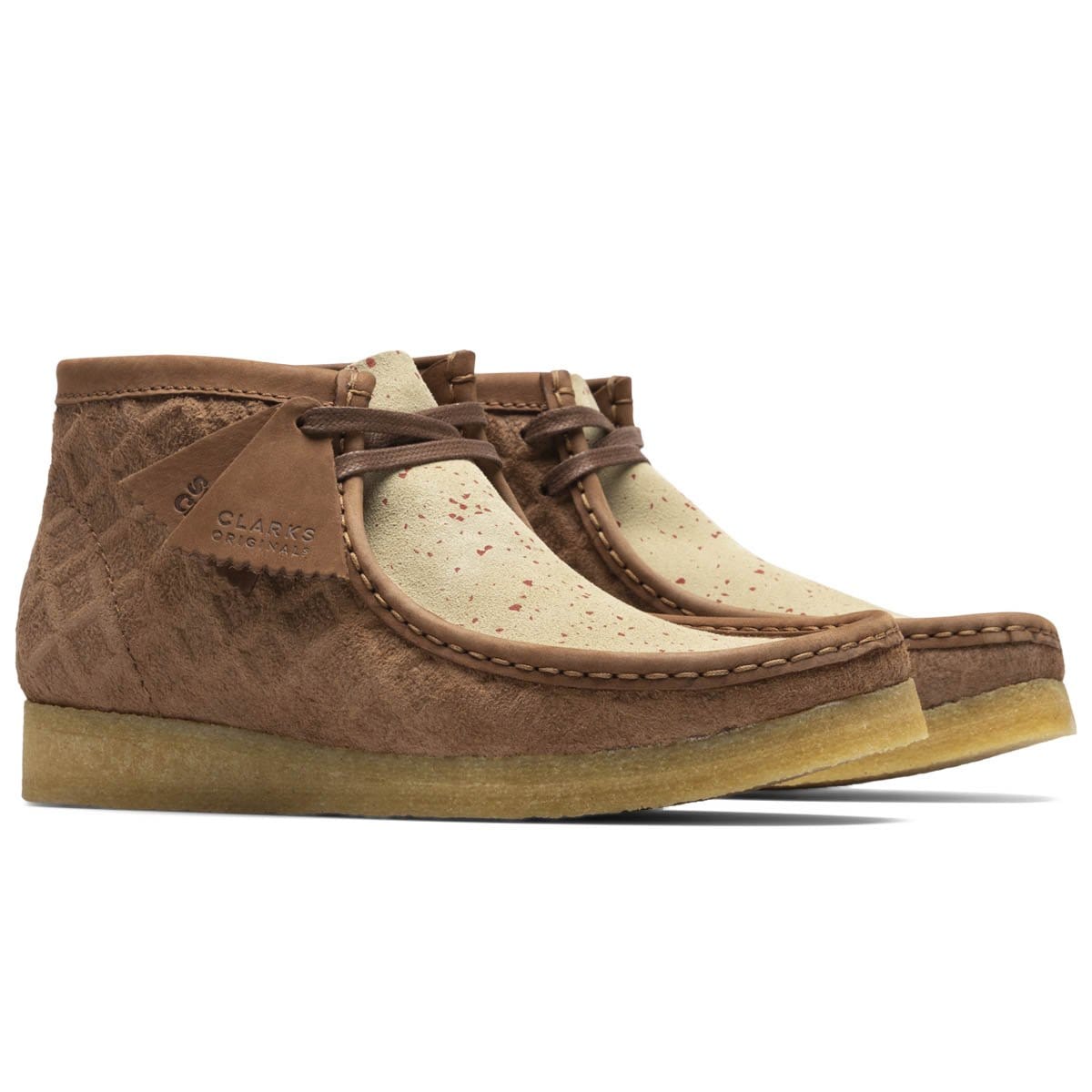 Sweet Chick x Clarks Wallabee Boots Natural Waffle - SELECTA BISSO