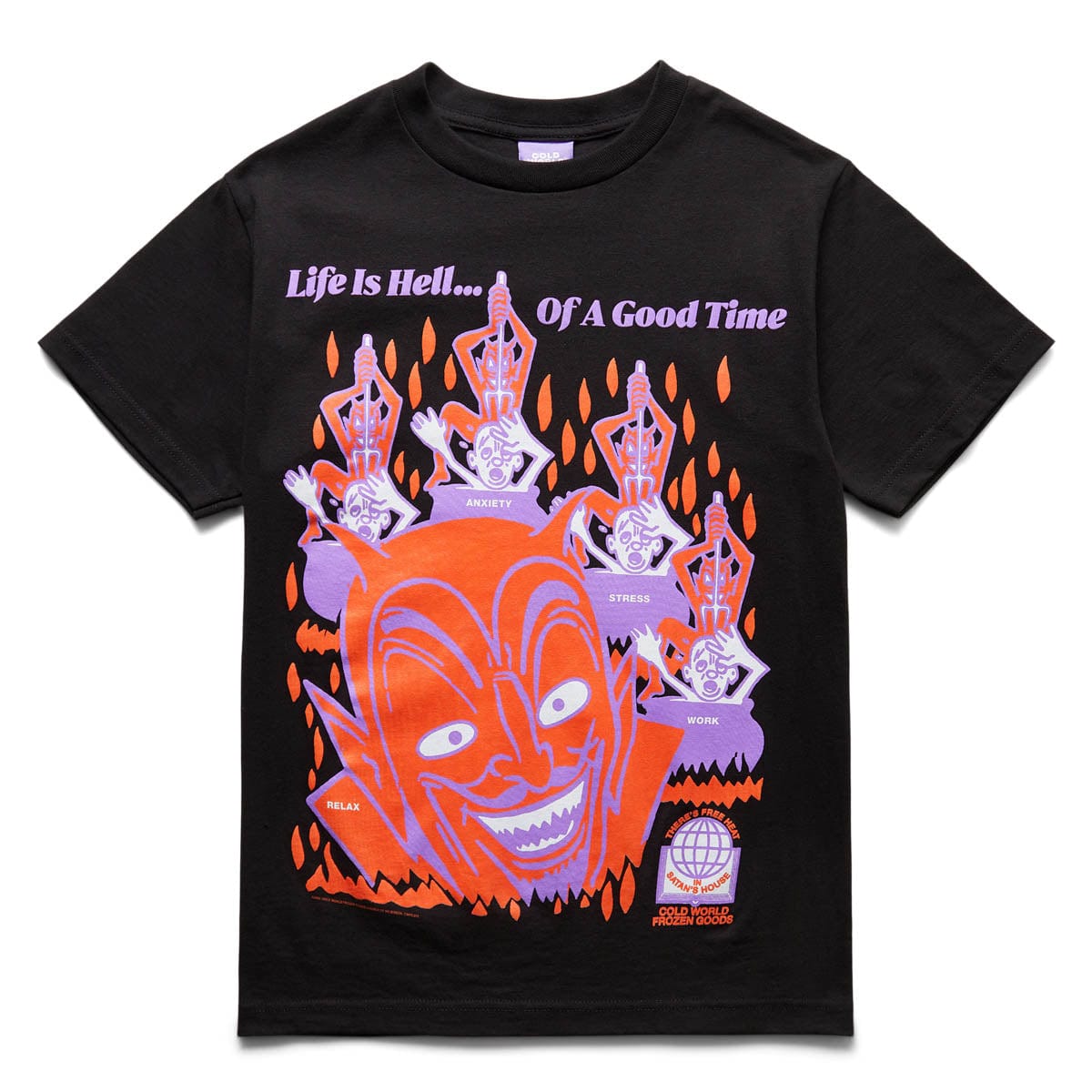 Cold World Frozen Goods T-Shirts FREE HEAT TEE