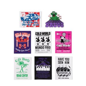 Cold World Frozen Goods Odds & Ends ASSORTED / O/S DROP 11 STICKER PACK (8 PCS)