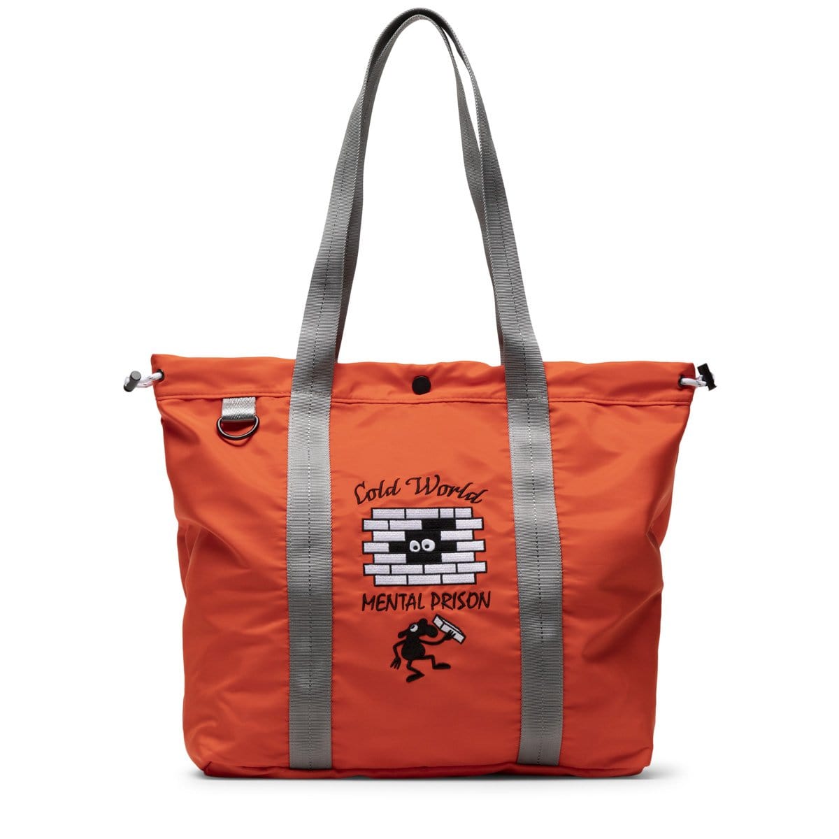 Cold World Frozen Goods Bags ORANGE / O/S MENTAL PRISON FLANKER TOTE