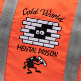 Cold World Frozen Goods Bags ORANGE / O/S MENTAL PRISON FLANKER TOTE