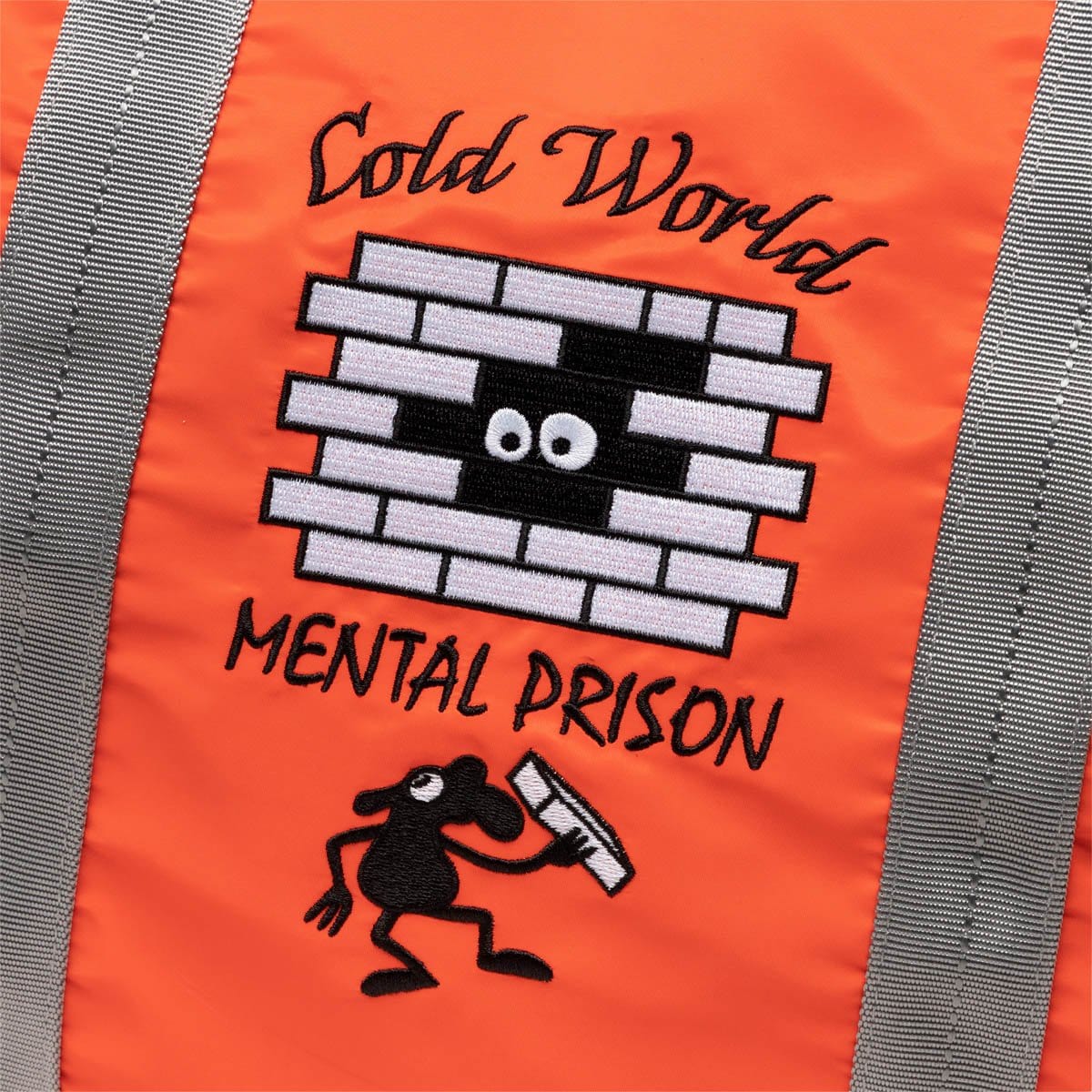 Cold World Frozen Goods Bags ORANGE / O/S MENTAL PRISON FLANKER TOTE