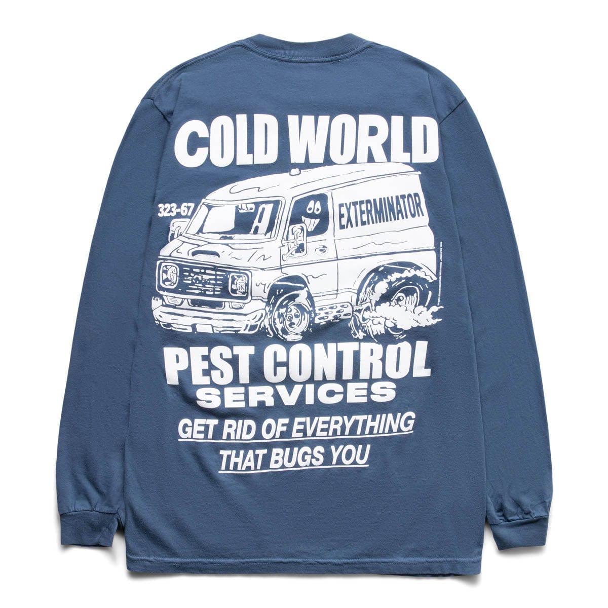 Cold World Frozen Goods T-Shirts PEST CONTROL LONG SLEEVE