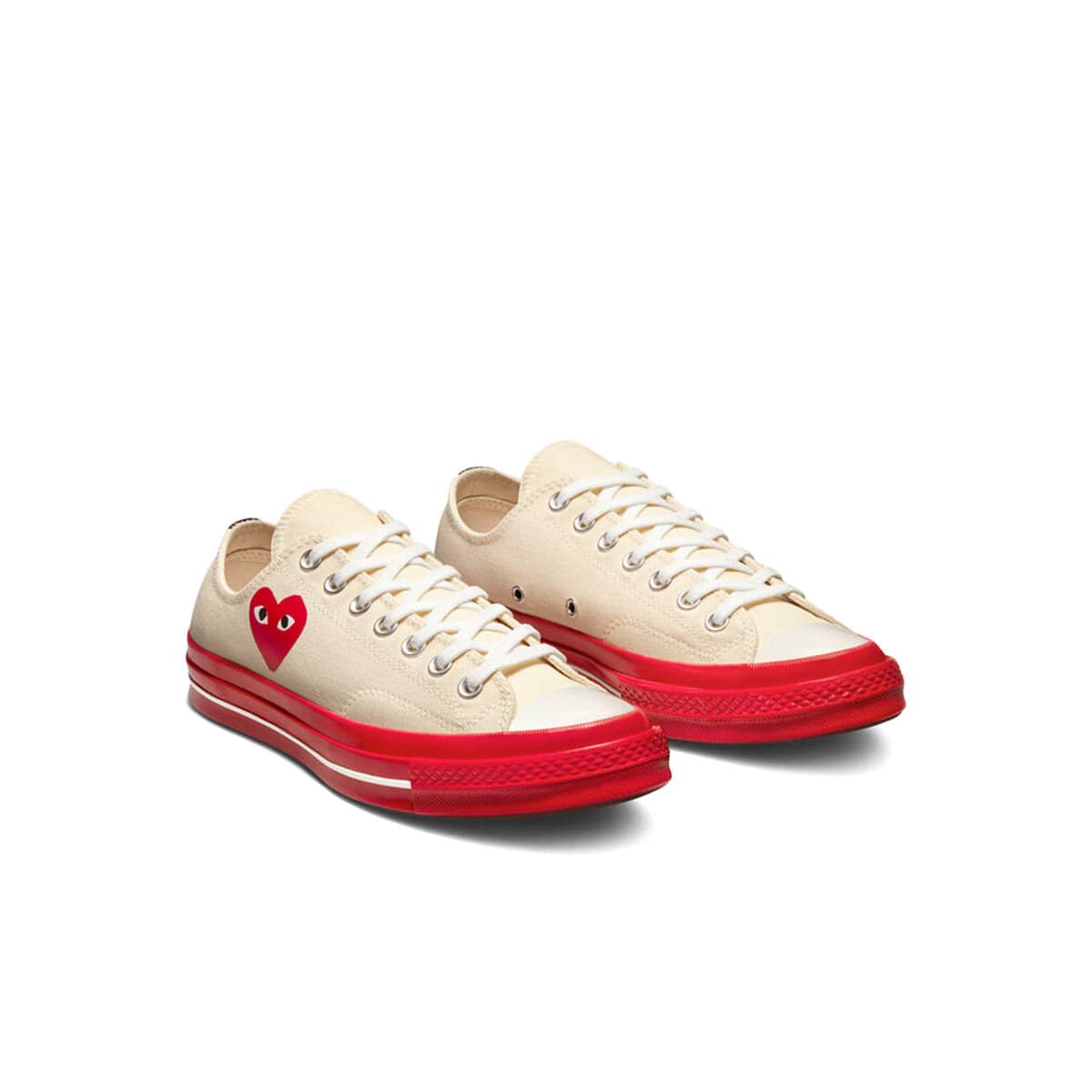 golf le fleur x converse chuck | | X CDG PLAY CHUCK TAYLOR LOW OFF WHITE / RED