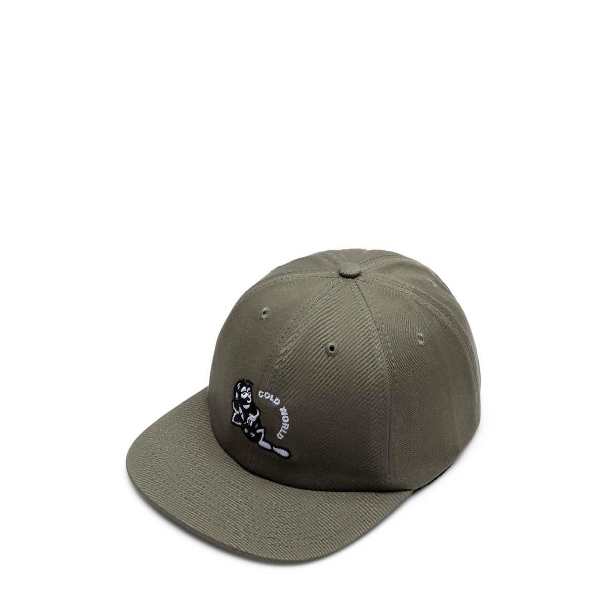 Cold World Frozen Goods Headwear OLIVE / O/S RECORD GROOVE HAT