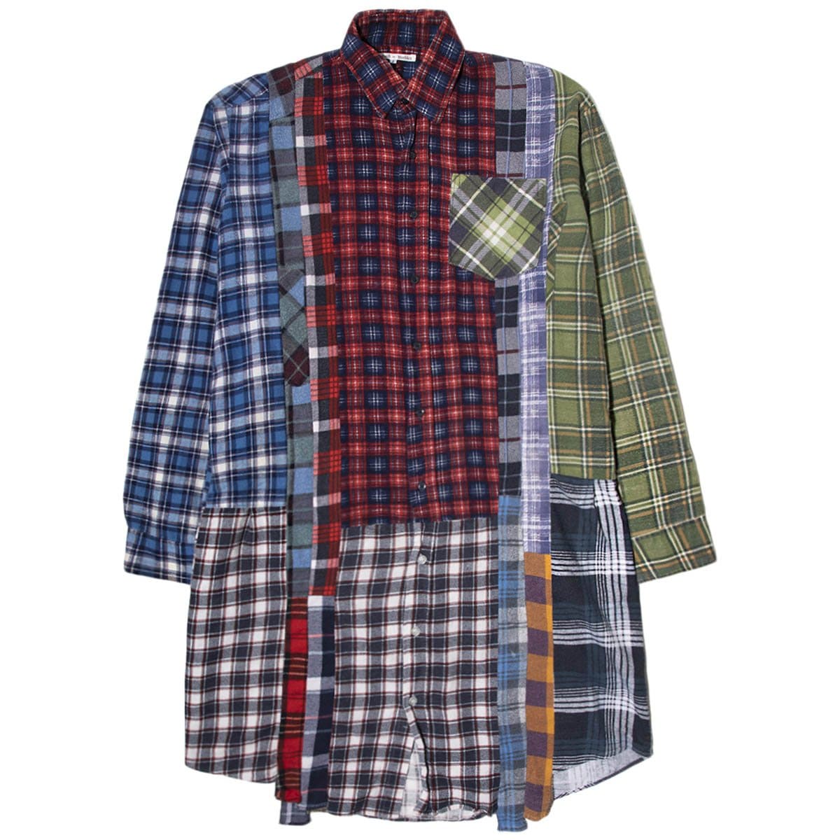 Needles Shirts ASSORTED / 2 FLANNEL shirt Grigio - 7 CUTS DRESS SS20 10