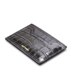 Load image into Gallery viewer, Wacko Maria Bags &amp; Accessories BLACK / O/S CROCODILE CARD CASE
