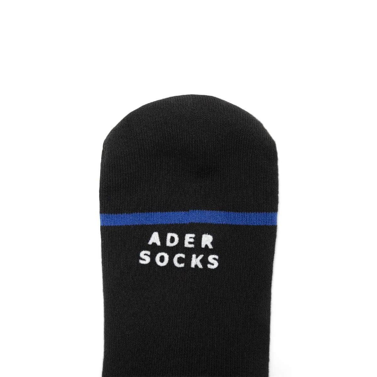 Ader Error Bags & Accessories BLACK / OS FLOWER EMBROIDERED DETAIL SOCKS