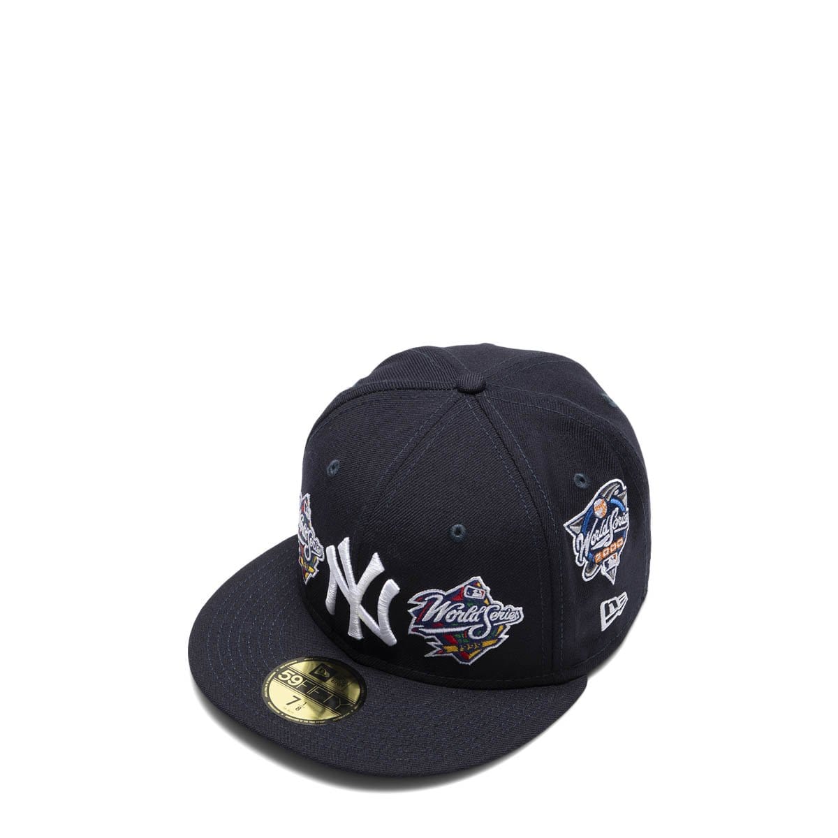 New York Yankees New Era 27x MLB World Series Champions 59FIFTY Fitted Hat  - Navy