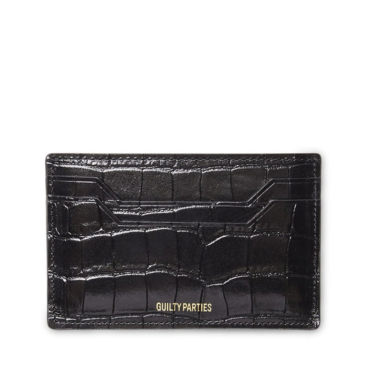 Wacko Maria Bags & Accessories BLACK / O/S CROCODILE CARD CASE