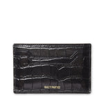 Load image into Gallery viewer, Wacko Maria Bags &amp; Accessories BLACK / O/S CROCODILE CARD CASE
