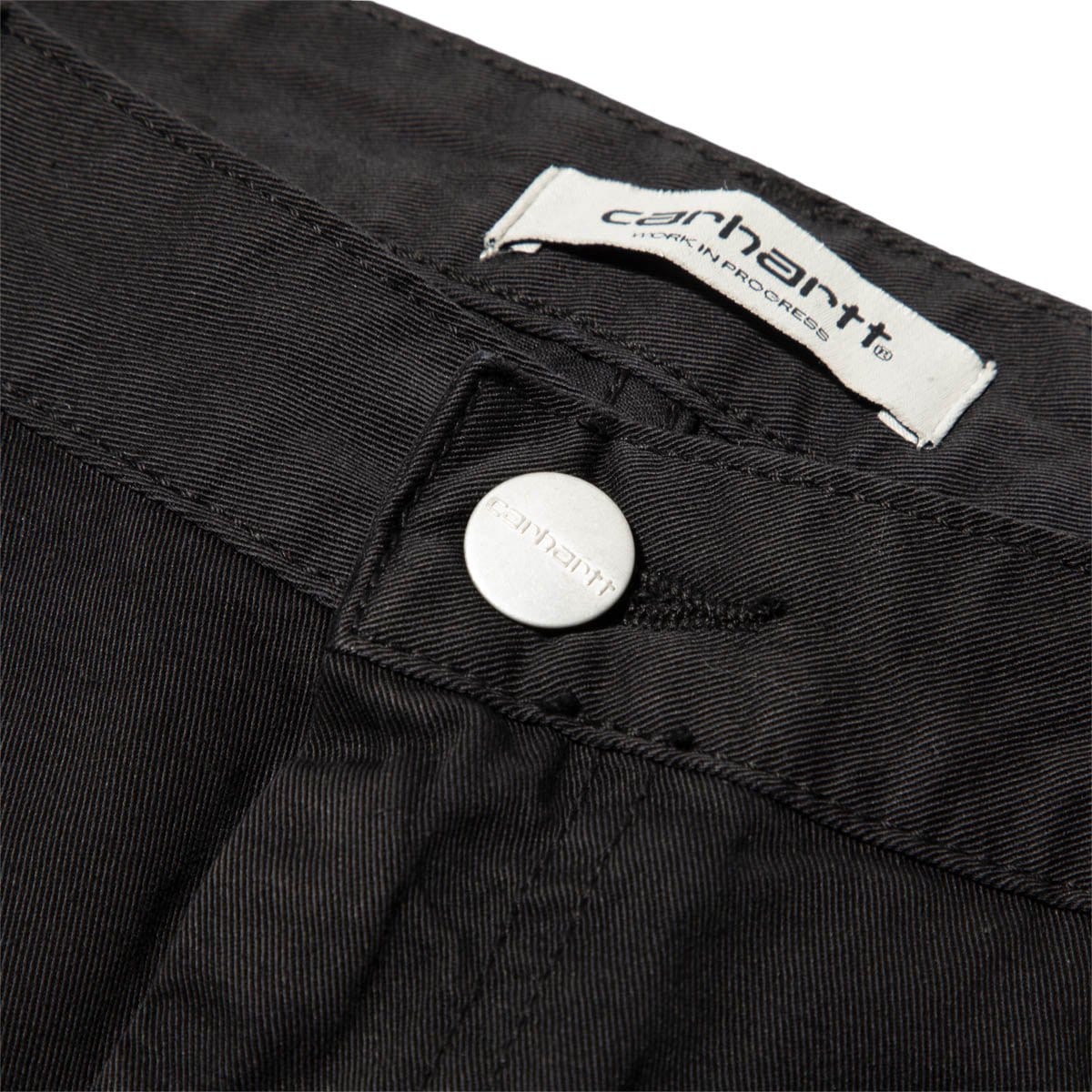Carhartt WIP Women's Pierce Pant Black Size 25, Black Cotton Canvas