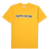 Fucking Awesome PUFF OUTLINE LOGO TEE Gold