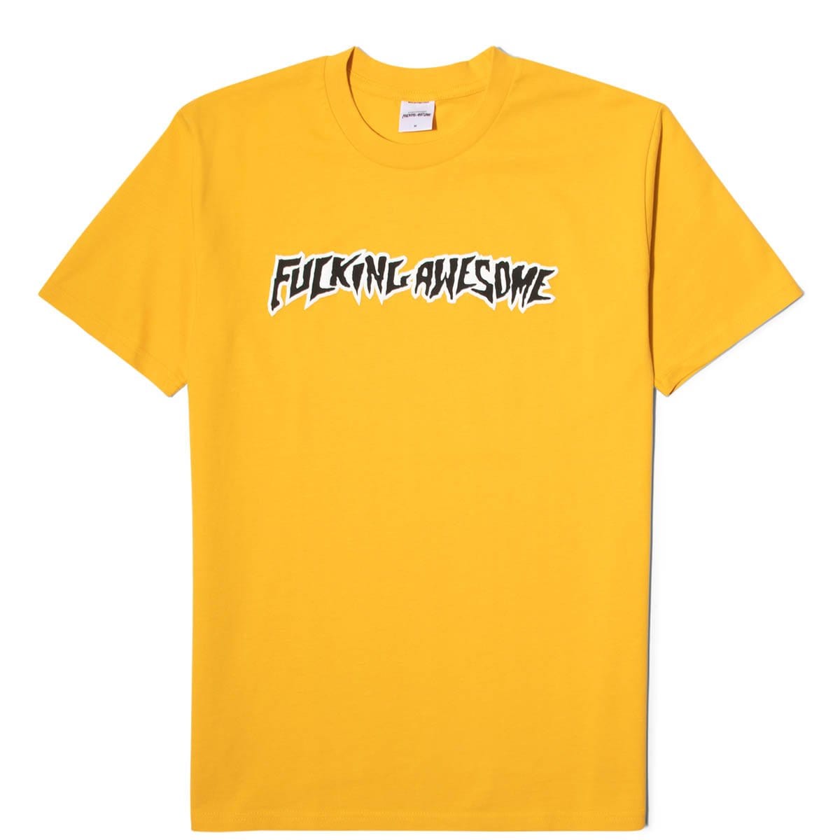 Fucking Awesome PUFF OUTLINE LOGO TEE Gold