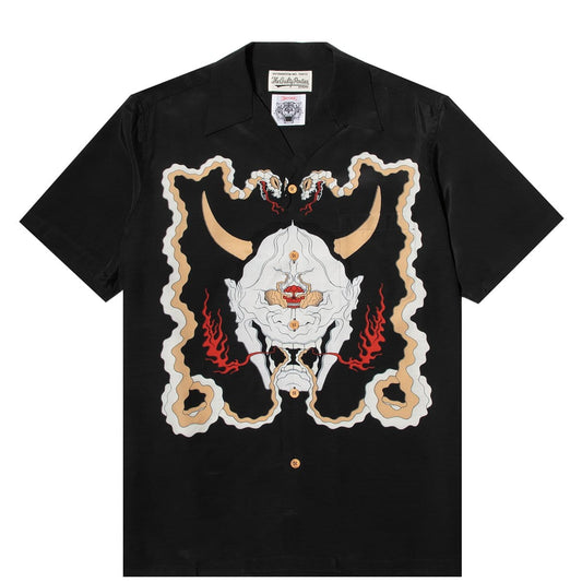 Wacko Maria Shirts WOLF'S HEAD / SS HAWAIIAN SHIRT (TYPE-1)