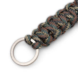 DSPTCH Odds & Ends CAMO/STAINLESS STEEL / O/S BRAIDED MINI KEY CHAIN