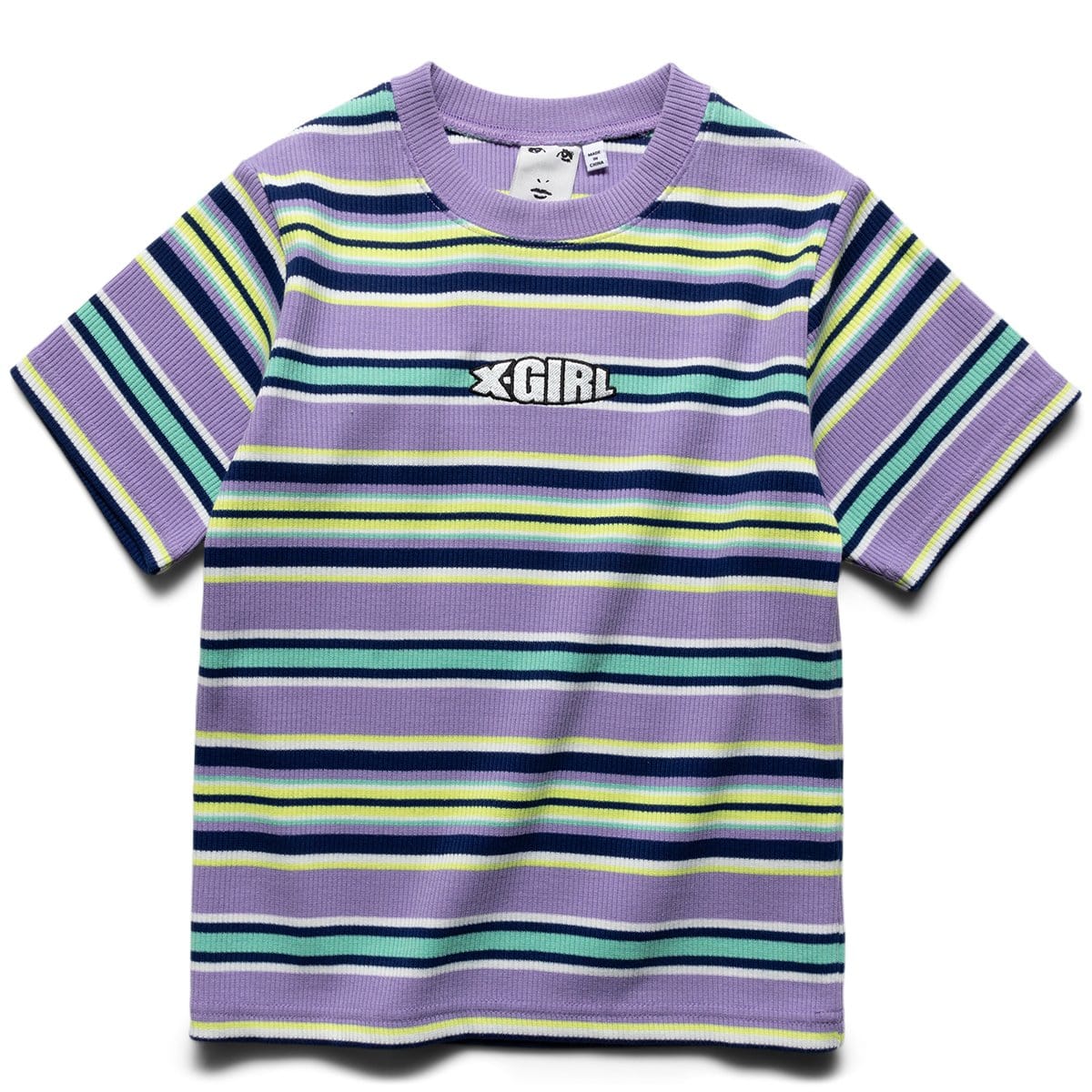 X-Girl Shirts STRIPED BABY S/S TOP