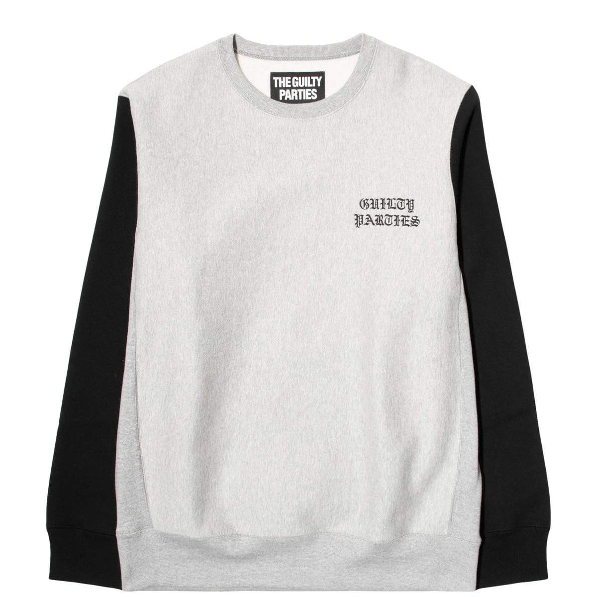 TWO-TONE HEAVY WEIGHT CREW NECK SWEAT SHIRT ( TYPE-1 )