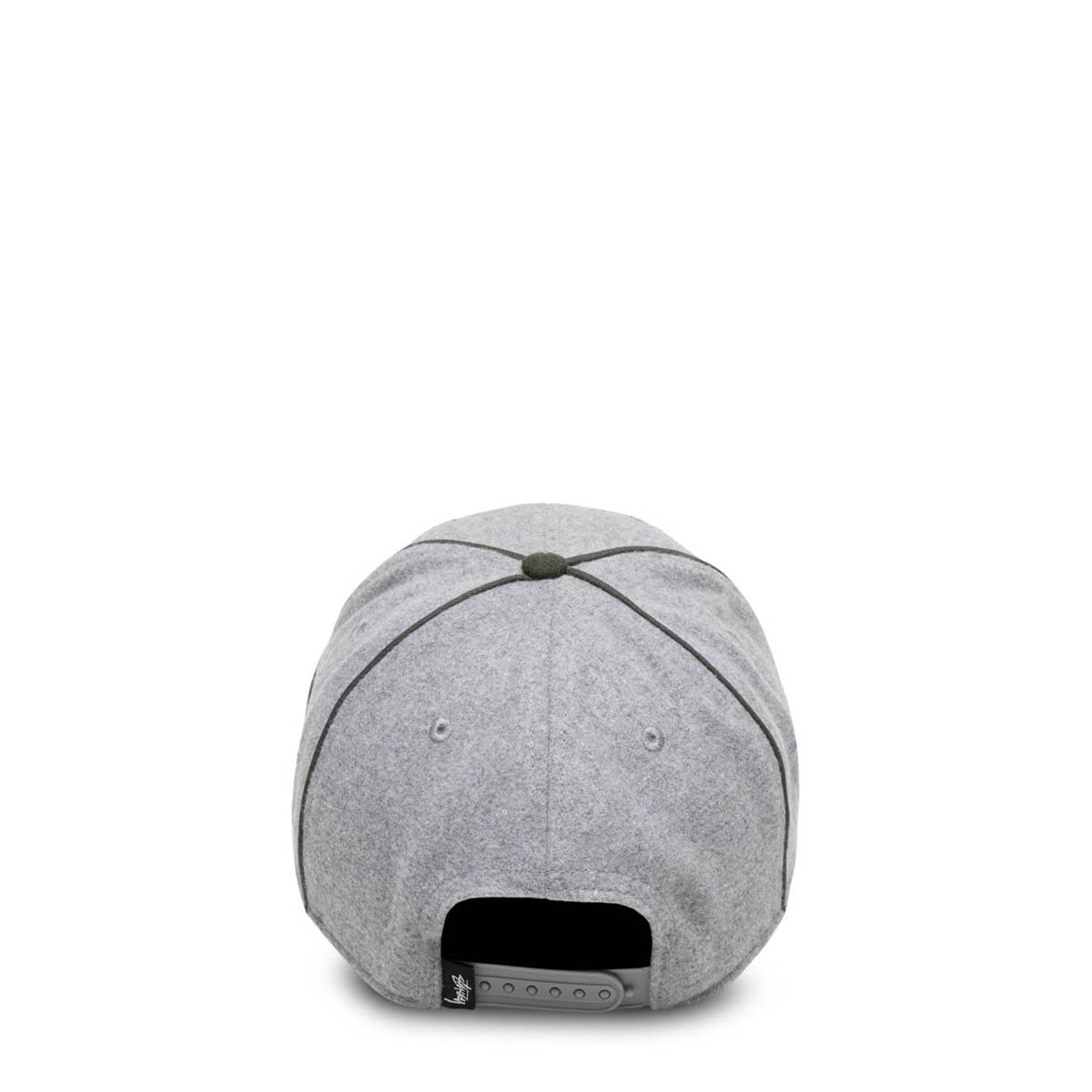 Stüssy Headwear HEATHER GREY / O/S MELTON PIPED ARCH CAP