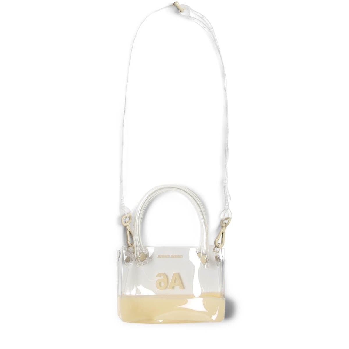 nana-nana Bags & Accessories CLEAR X CREAM BEIGE / O/S PVC OPAQUE A6