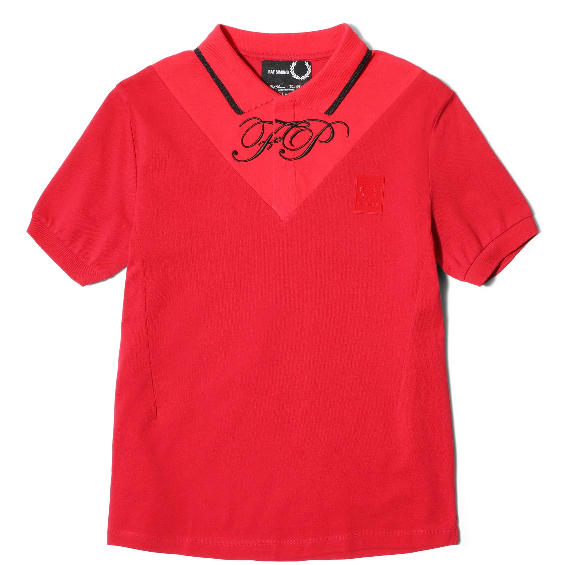 Fred Perry Shirts x Raf Simons V-INSERT PIQUE SHIRT