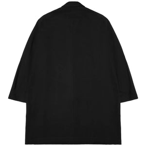 NOTCHED LAPEL DOCTOR JACKET Black – Bodega