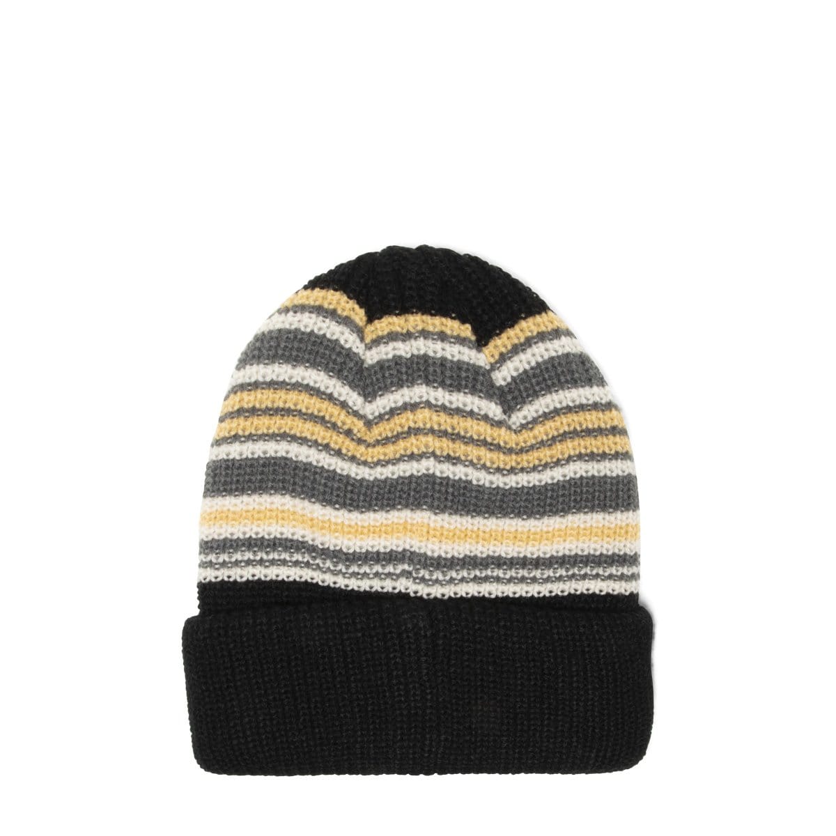 STRIPED CUFF BEANIE Black – Bodega