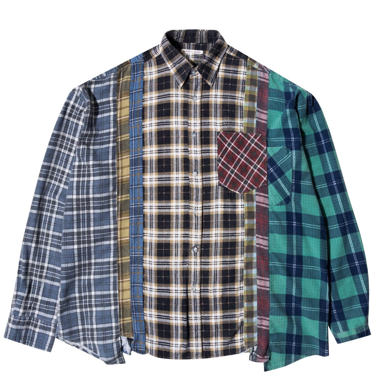 Needles T-Shirts ASSORTED / O/S FLANNEL SHIRT - WIDE 7 CUTS SHIRT SS20 23