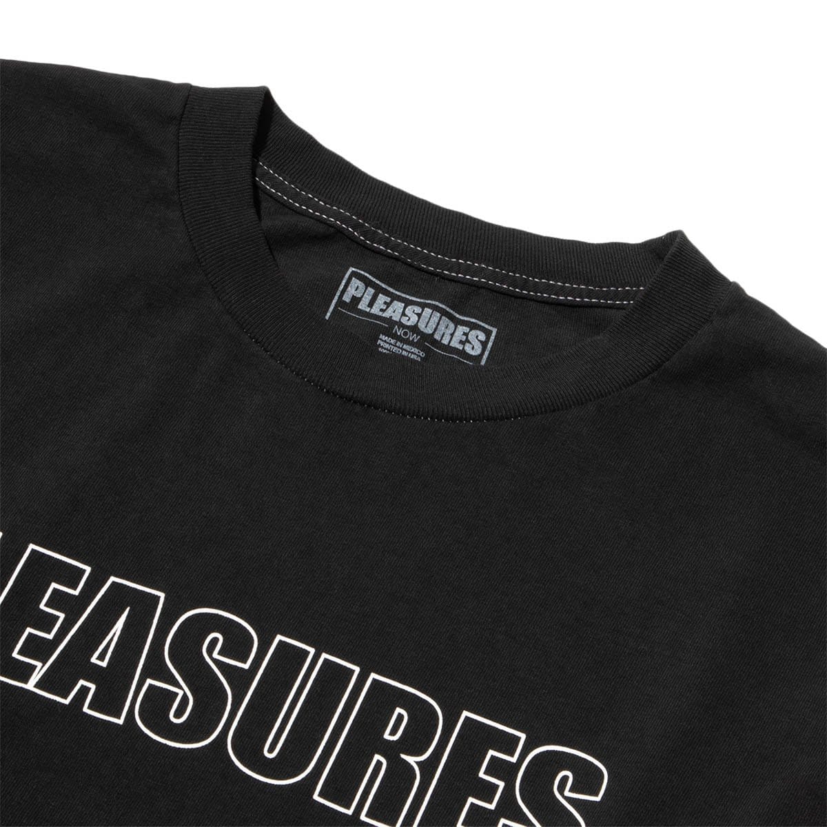 Pleasures T-Shirts OUTLINE LONG SLEEVE T-SHIRT