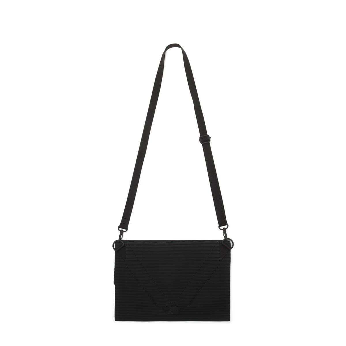 Homme Plissé Issey Miyake Bags & Accessories BLACK / O/S PLEATS FLAT BAG3
