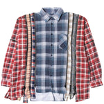 Load image into Gallery viewer, Needles Shirts ASSORTED / O/S 7 CUTS ZIPPED WIDE FLANNEL SHIRT SS21 19
