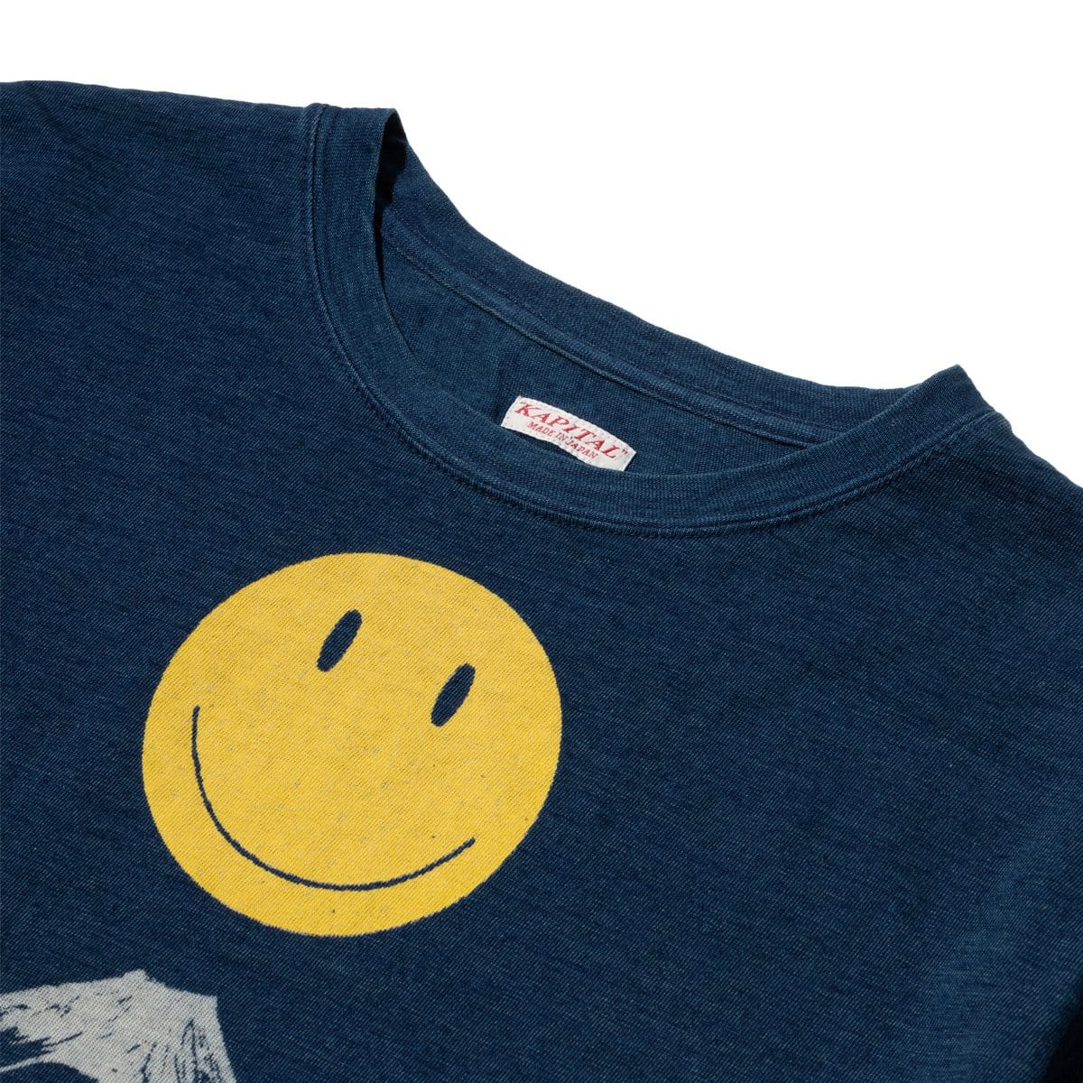 Kapital T-Shirts IDG JERSEY CREW T (MIRRORED FUJI SMILE)