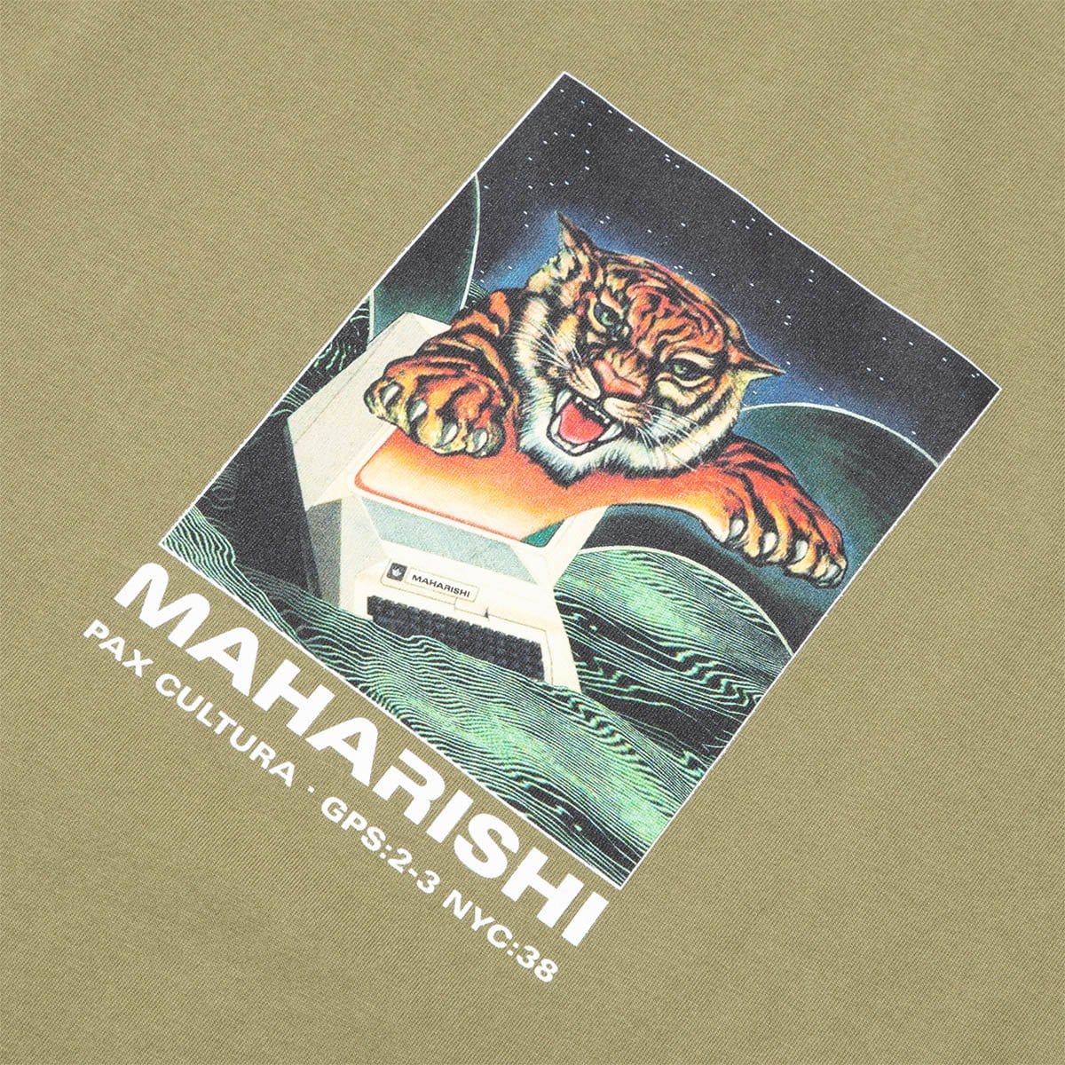Maharishi Programma Organic T-Shirt Maha Olive