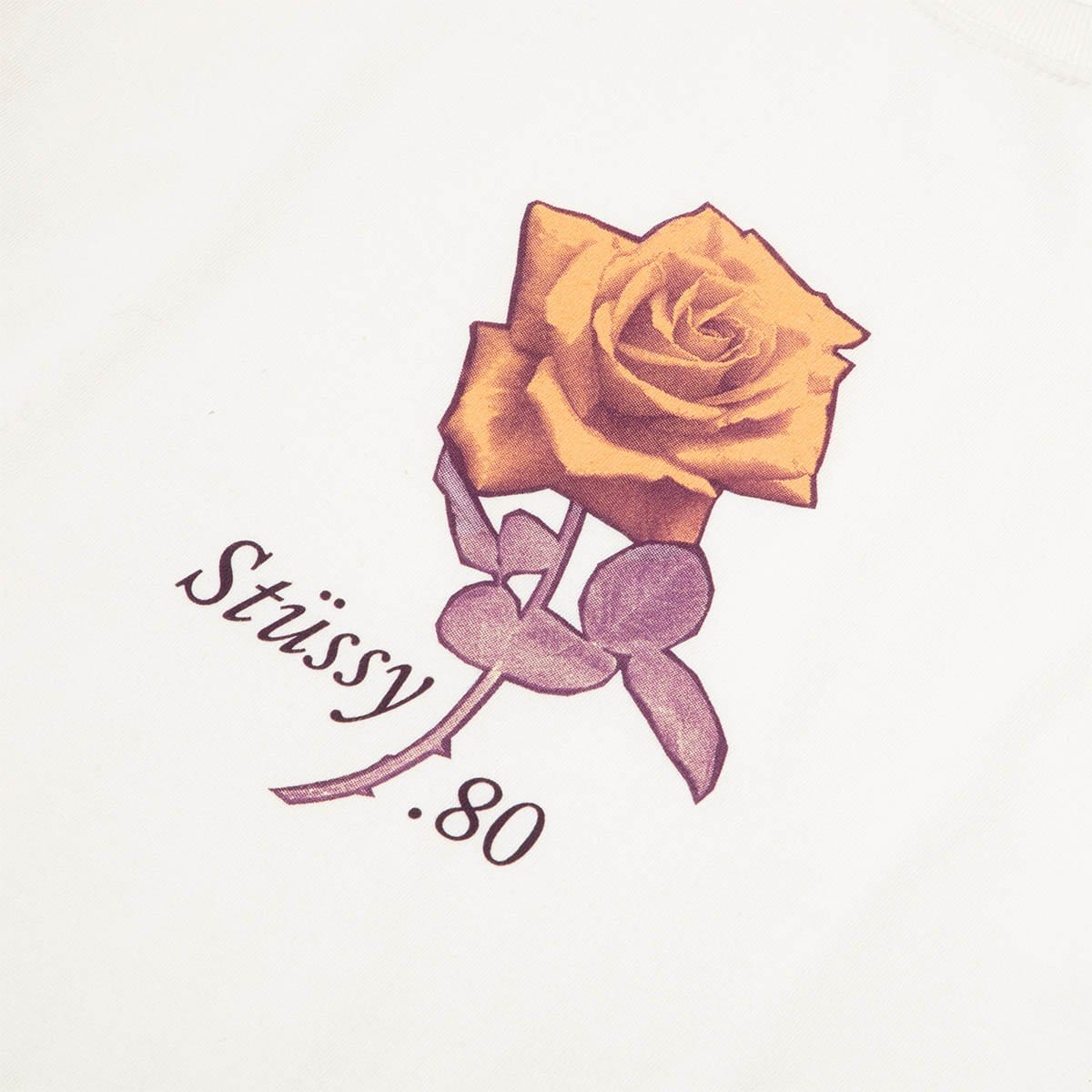 Stüssy T-Shirts 80 ROSE PIG. DYED TEE