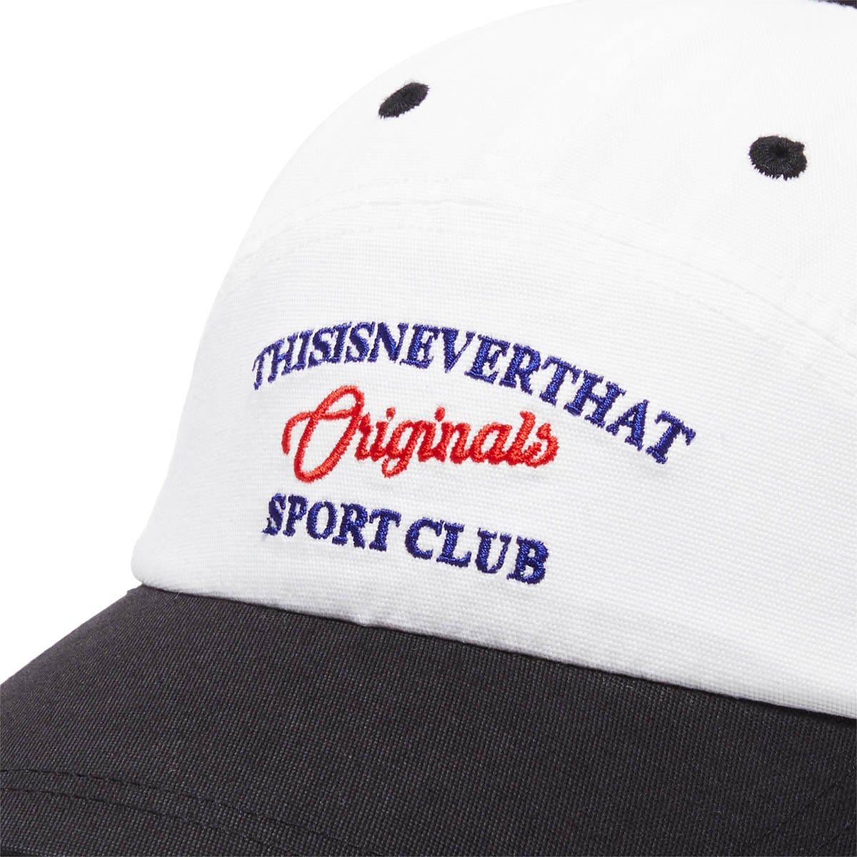 thisisneverthat Headwear WHITE / O/S SPORT CLUB 7 PANEL CAP
