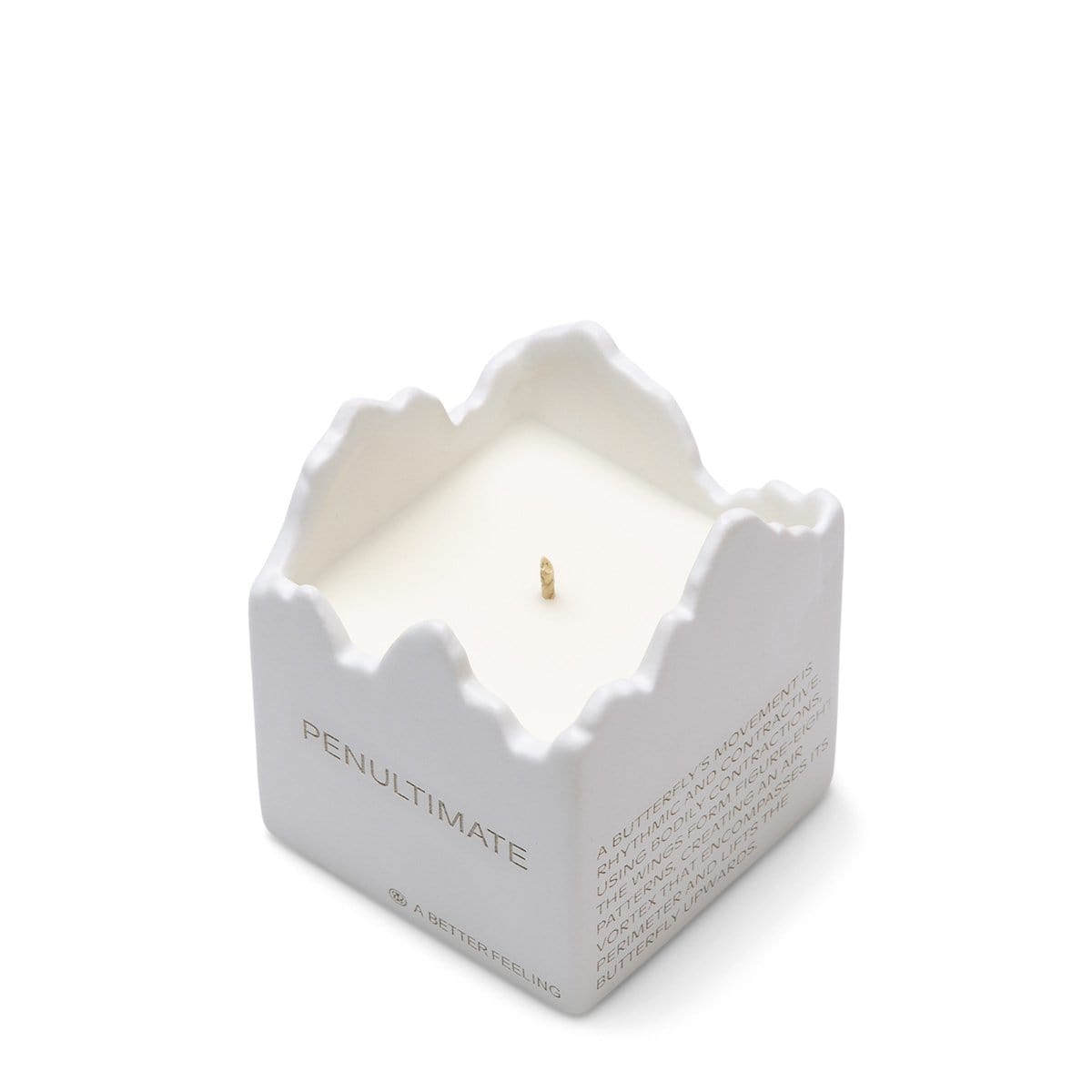 A BETTER FEELING Home WHITE / O/S PENULTIMATE CERAMIC CANDLE