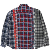 Needles Shirts ASSORTED / O/S FLANNEL SHIRT - WIDE 7 CUTS SHIRT SS20 19