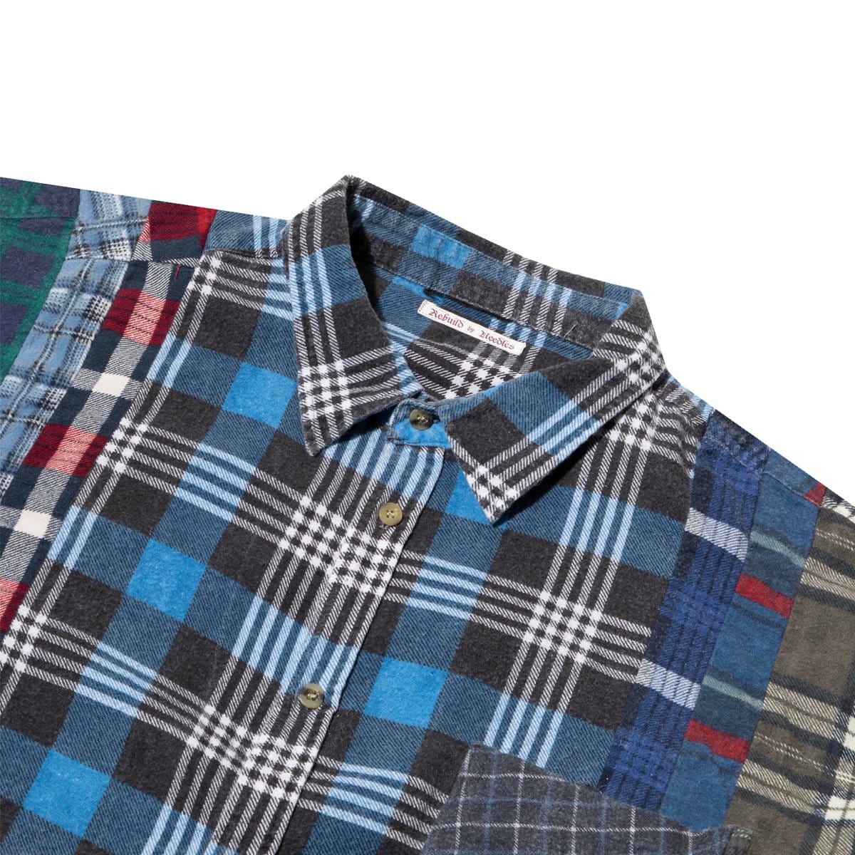 Needles Shirts ASSORTED / O/S FLANNEL SHIRT - WIDE 7 CUTS SHIRT SS20 4