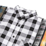 Needles Shirts ASSORTED / O/S 7 CUTS ZIPPED WIDE FLANNEL SHIRT SS21 29