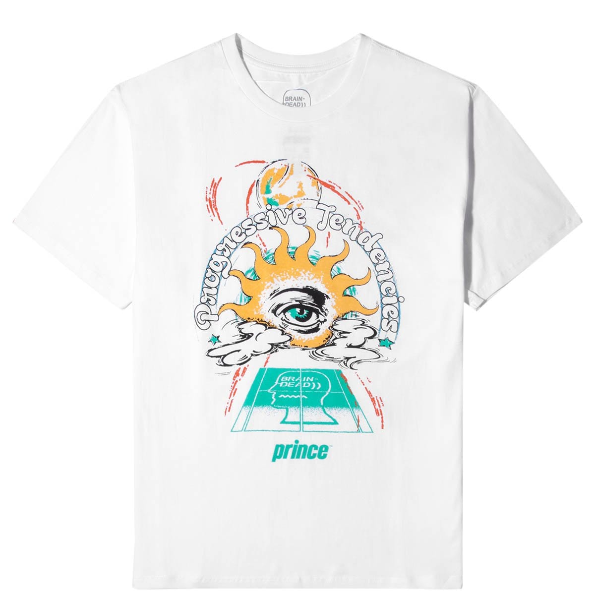 Brain Dead T-Shirts x Prince PROGRESSIVE TEE