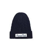 Load image into Gallery viewer, Human Made Headwear NAVY / O/S CABLE BEANIE
