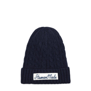 Human Made Headwear NAVY / O/S CABLE BEANIE