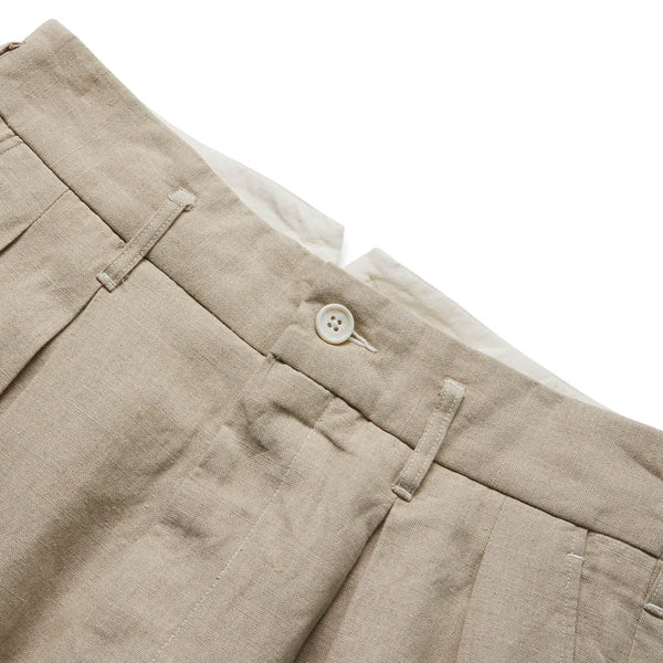 BONTAN PANT NATURAL LINEN COTTON | Bodega