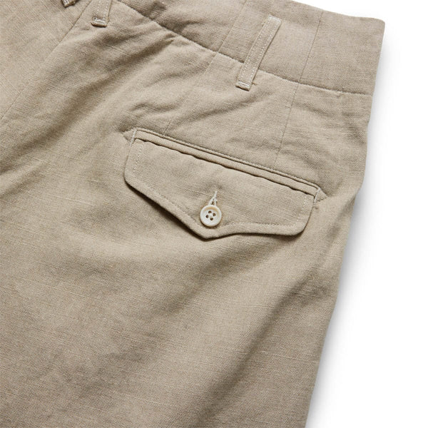 BONTAN PANT NATURAL LINEN COTTON | Bodega