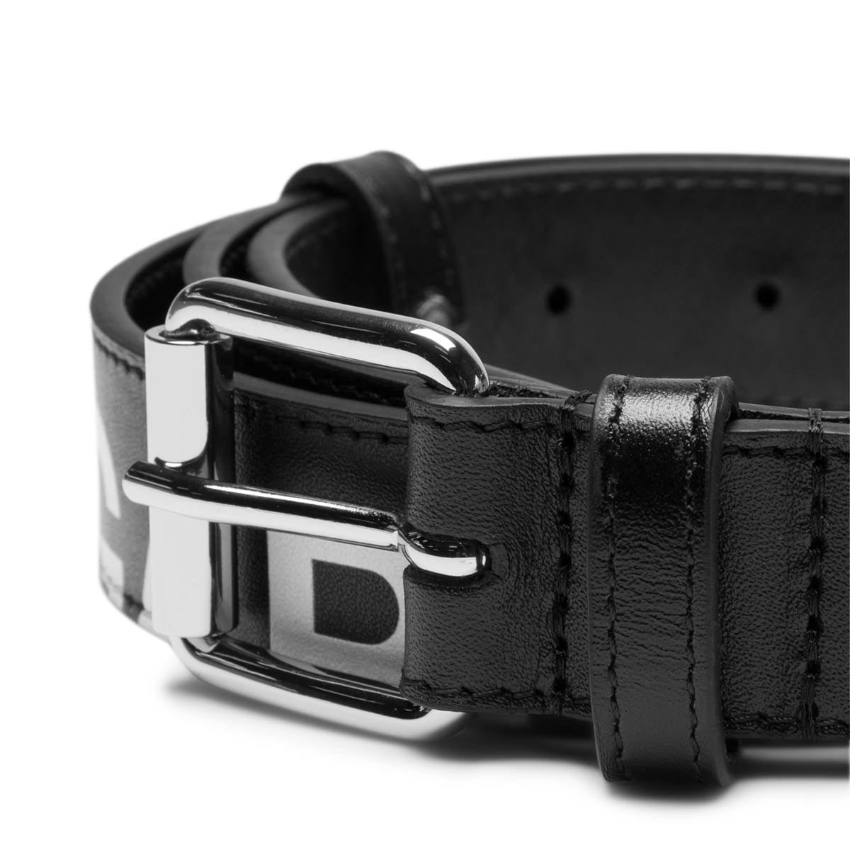 Comme Des Garçons Wallet Huge Logo Belt Black