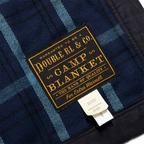 FARRELL INDIGO COTTON CAMP BLANKET Indigo/Dark Blue – Bodega