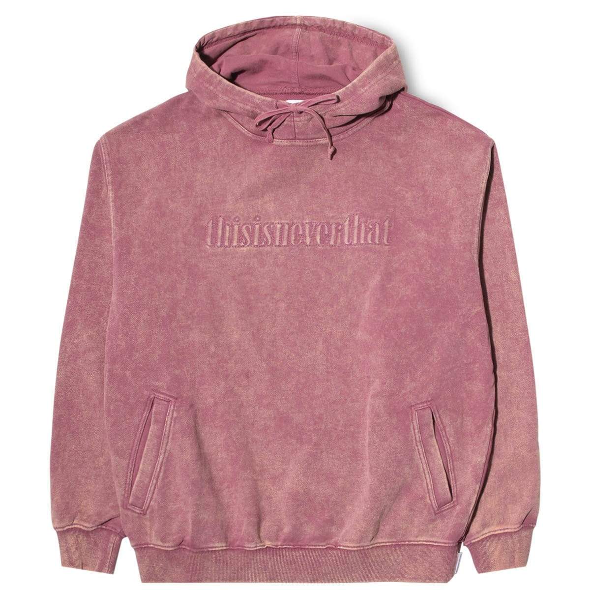 thisisneverthat Hoodies & Sweatshirts WASHED EMBROIDERY HOODIE