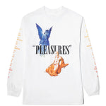 Load image into Gallery viewer, Pleasures RETURN LONG SLEEVE T-SHIRT White
